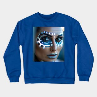 Enhanced Cyberpunk Woman Crewneck Sweatshirt